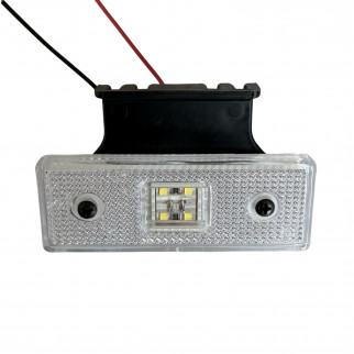 Габаритный фонарь с кронштейном LED 12-24V Белый
