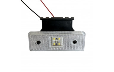 Габаритный фонарь с кронштейном LED 12-24V Белый