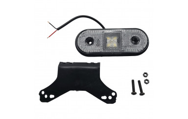 Габаритний ліхтар із кронштейном LED 12-24v Білий FR0193