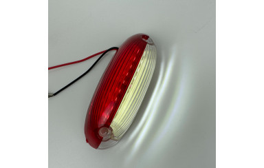 Габаритный фонарь Бело-красный 24v 18LED