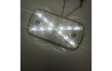 Габаритный фонарь Белый 12-24v LED BAD