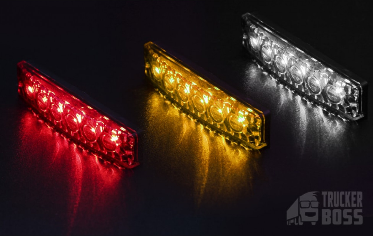 Габаритний ліхтар Червоний 24v LED Carmos