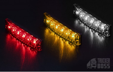 Габаритный фонарь Красный 24v LED Carmos