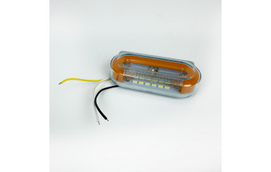 Габаритный фонарь Желтый 24v LED