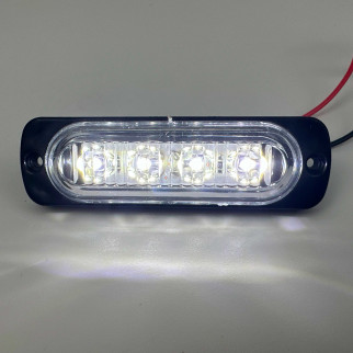 Габаритний ліхтар білий 12-24v 4LED