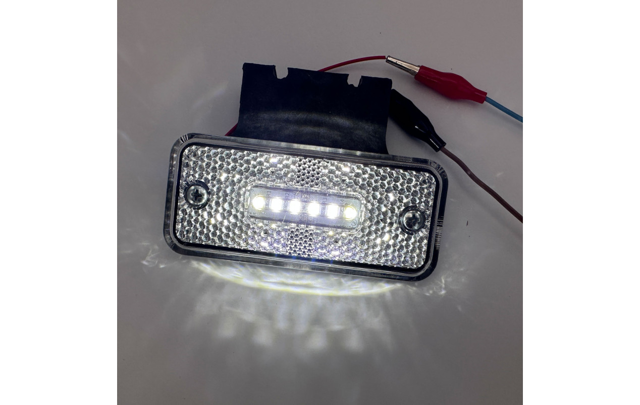 Габаритний ліхтар діодний білий 24v 3LED NOKTA