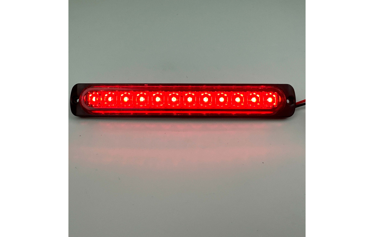 Габаритний ліхтар червоний 12-24v 12LED