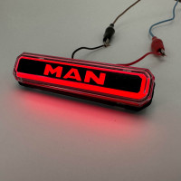 Габаритный фонарь neon 12-24v MAN красный