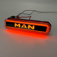 Габаритный фонарь neon 12-24v MAN желтый