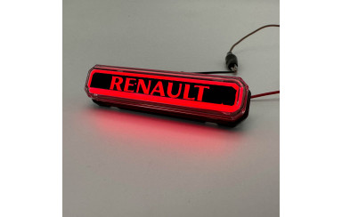 Габаритный фонарь neon 12-24v RENAULT красный