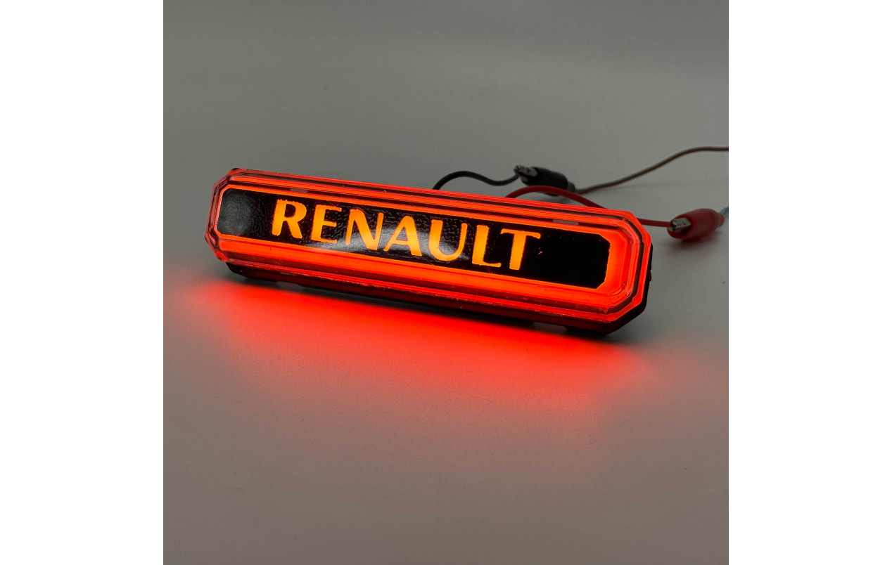 Габаритный фонарь neon 12-24v RENAULT желтый