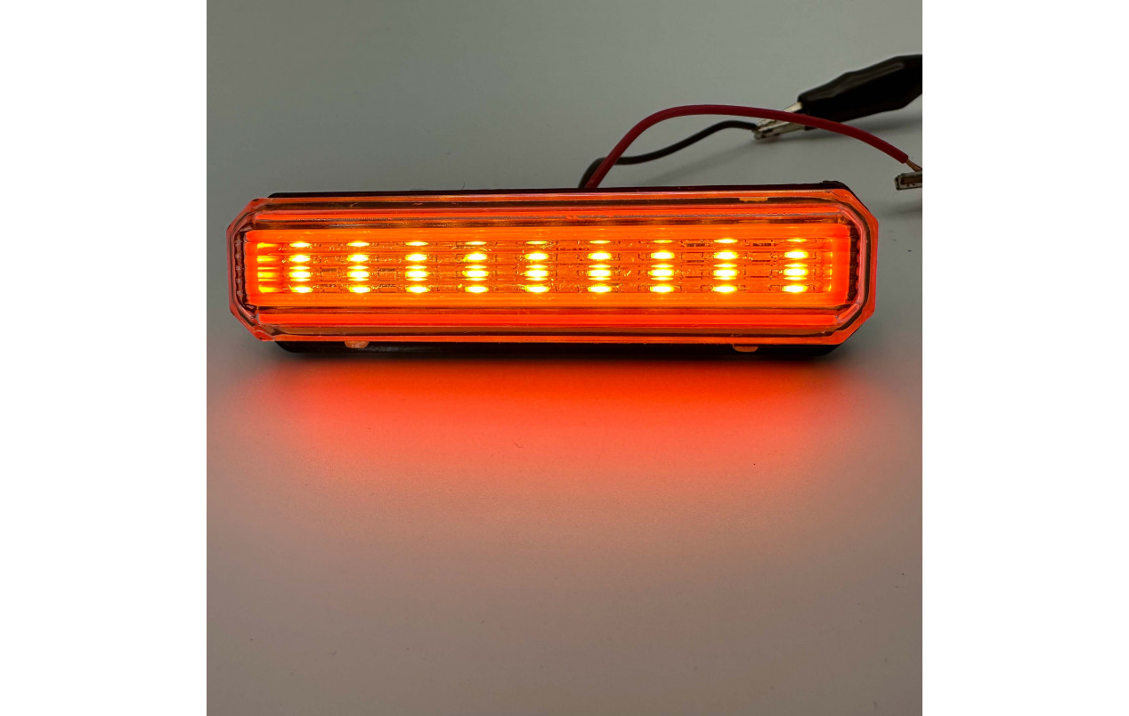 Габаритний ліхтар neon LED 12-24v жовтий