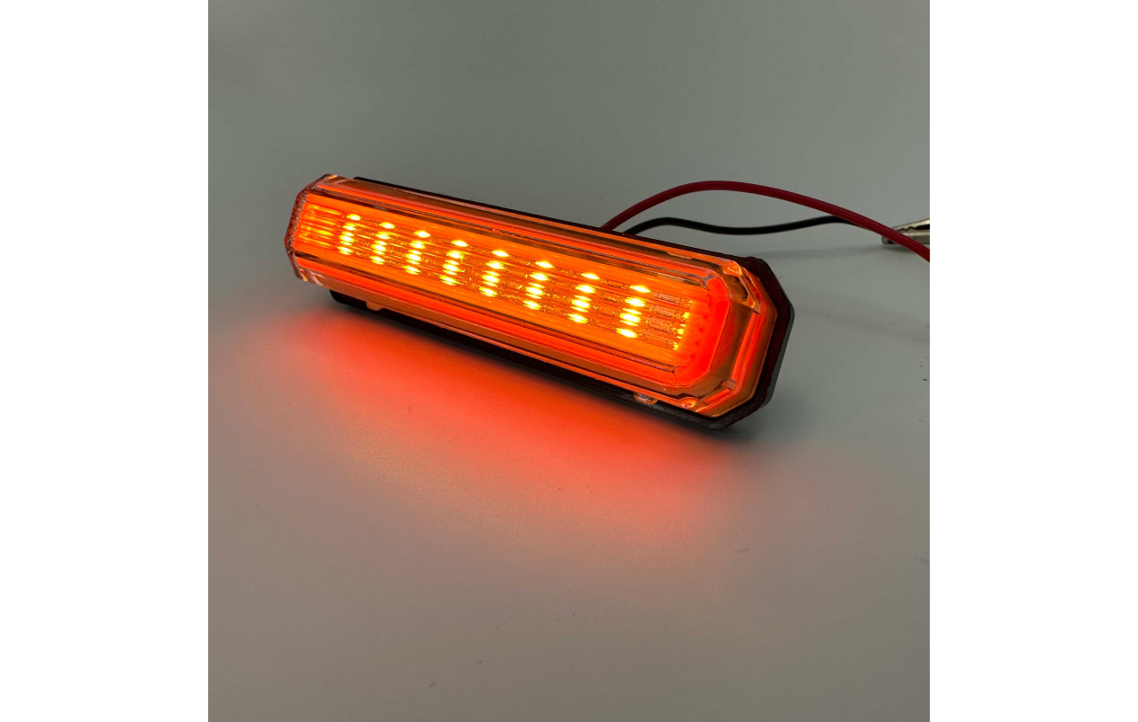 Габаритний ліхтар neon LED 12-24v жовтий