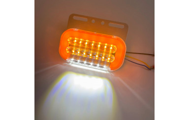 Габаритний ліхтар "динамічний поворот" Жовтий 24v LED