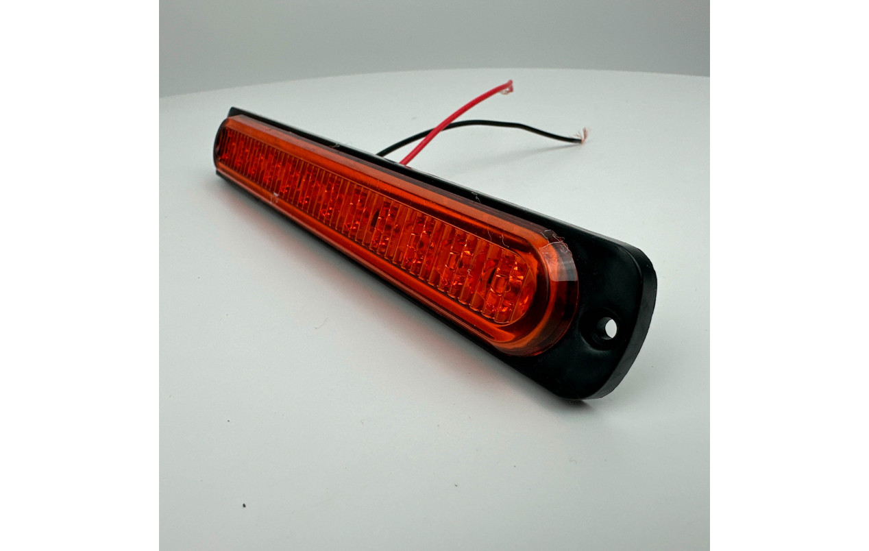 Габаритний ліхтар жовтий 12-24v 12LED