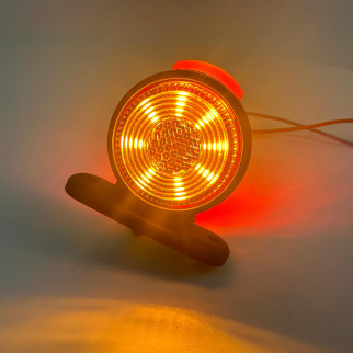 Фонарь габаритный 12-24v Желто-красный LED