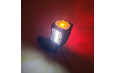 Габарит прицепа трехцветный 13см LED 12-24v