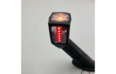Габарит прицепа трехцветный 18см LED 12-24v