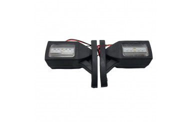 Габарит прицепа трехцветный 9.5см LED 12-24v