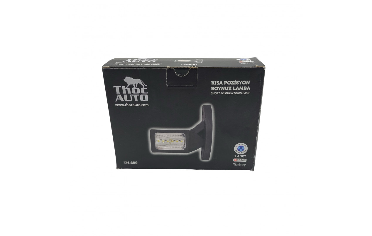 Габарит прицепа трехцветный 9.5см LED 12-24v