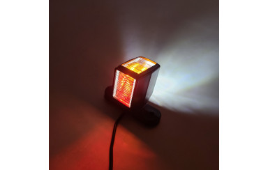 Габарит прицепа трехцветный Superpoint 8 см LED 12-24v