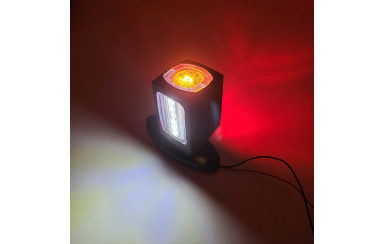 Габарит прицепа трехцветный 9.5см LED 12-24v