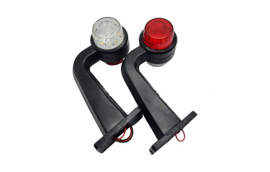 Габарит "HOLLAND STYLE" Червоно-білий LED 12-24v 20см