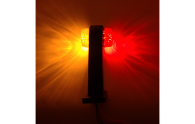 Габарит "HOLLAND STYLE" Червоно-жовтий LED 12-24v 20см