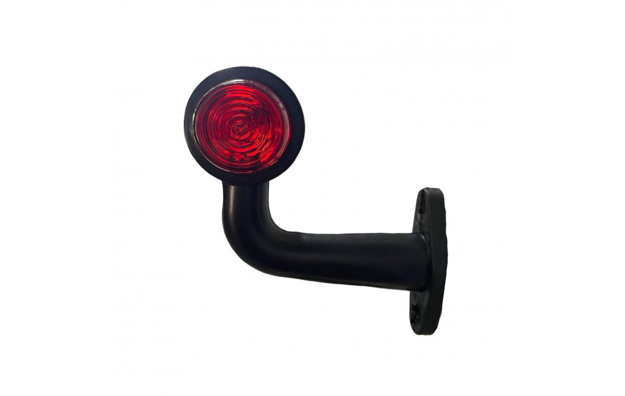 Габаритный фонарь заноса прицепа (рожок) двухцветный 15 см 12-24в