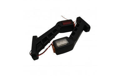 Габарит занесення причепа триколірний 19см 24v