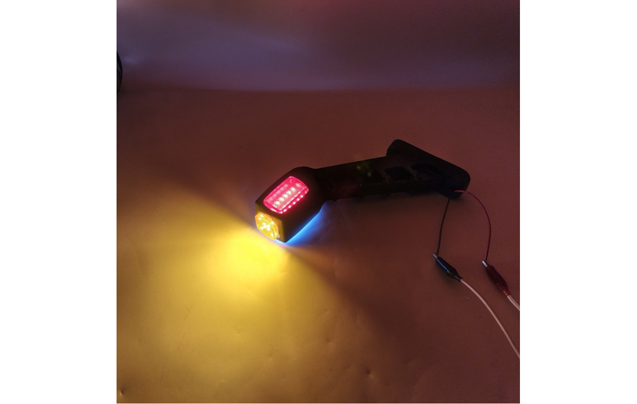 Габарит занесення причепа триколірний 19см 24v