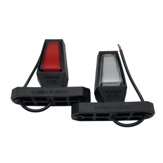 Габаритний ліхтар (Ріг) LED 12-24V 9 см Неон Ercelik