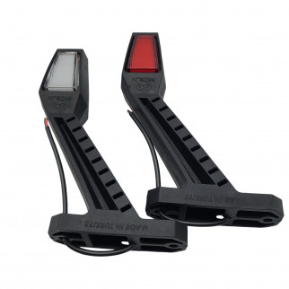 Габаритний ліхтар (Ріг) LED 12-24V 18 см Неон Ercelik