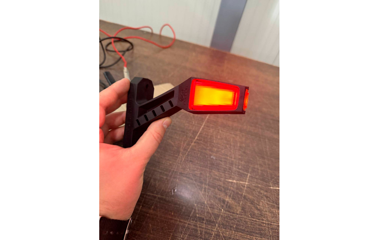 Габаритний ліхтар (Ріг) LED 12-24V 14 см Неон Ercelik