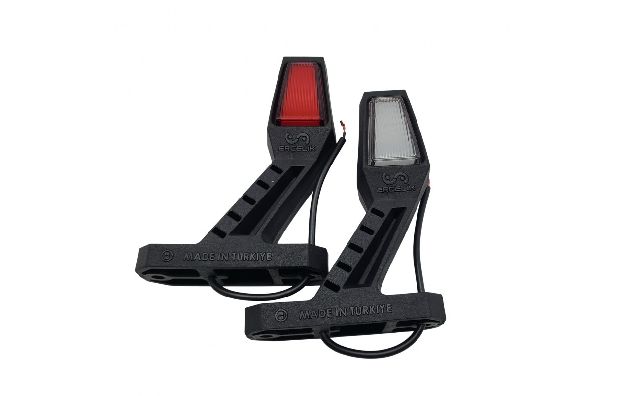 Габаритний ліхтар (Ріг) LED 12-24V 14 см Неон Ercelik