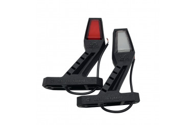 Габаритний ліхтар (Ріг) LED 12-24V 14 см Неон Ercelik