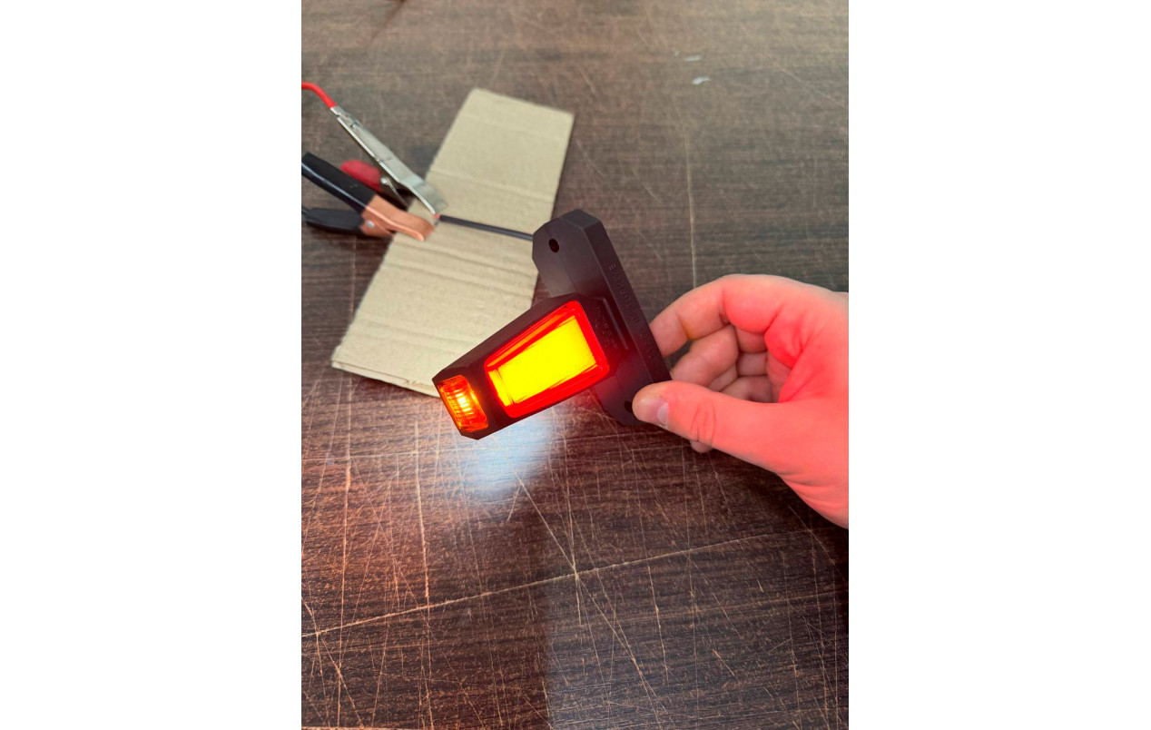 Габаритний ліхтар (Ріг) LED 12-24V 9 см Неон Ercelik