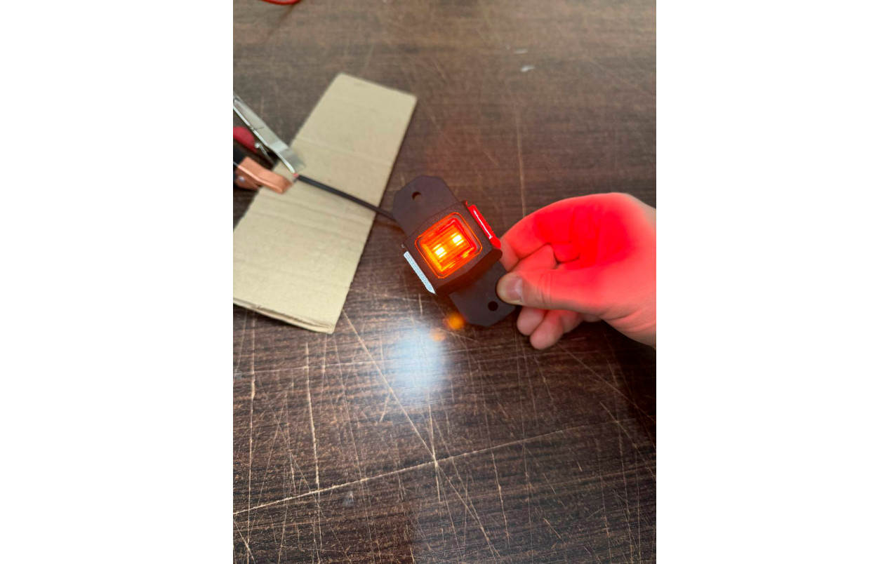 Габаритний ліхтар (Ріг) LED 12-24V 9 см Неон Ercelik