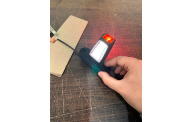 Габаритний ліхтар (Ріг) LED 12-24V 9 см Неон Ercelik