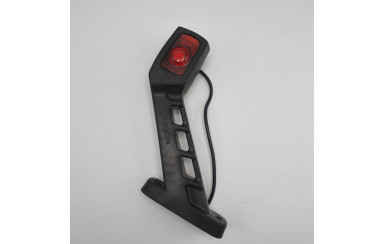 Габаритний ліхтар причепа триколірний 19см LED 24v