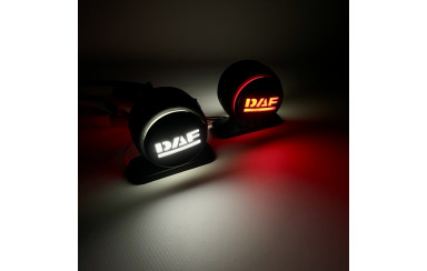Габаритний ліхтар із логотипом DAF 24v 6см