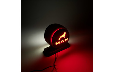 Габаритный фонарь с логотипом MAN 24v 6см