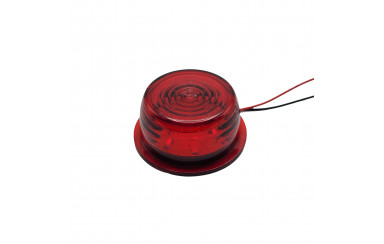 Вставка в габаритний ліхтар (Ріжок) LED 12-24V Червона