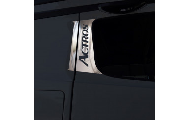 Накладки на стійки дверей Mercedes actros MP4-MP5 нержавіюча сталь