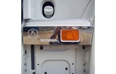 Накладка на ступеньки внешние Scania 1996-2016 L нержавейка