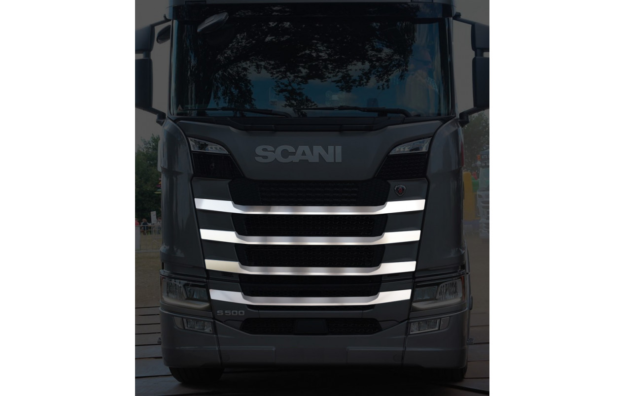 Накладки на решітку радіатора SCANIA NG SK S/R з нержавіючої сталі