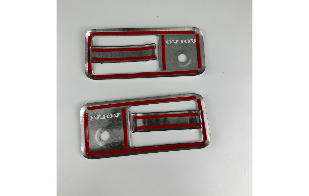 Накладки на дверні ручки Volvo FH, FM E3/ E5 нержавіюча сталь