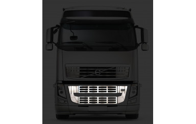 Накладки на переднюю решётку низ VOLVO FH13 из нержавейки