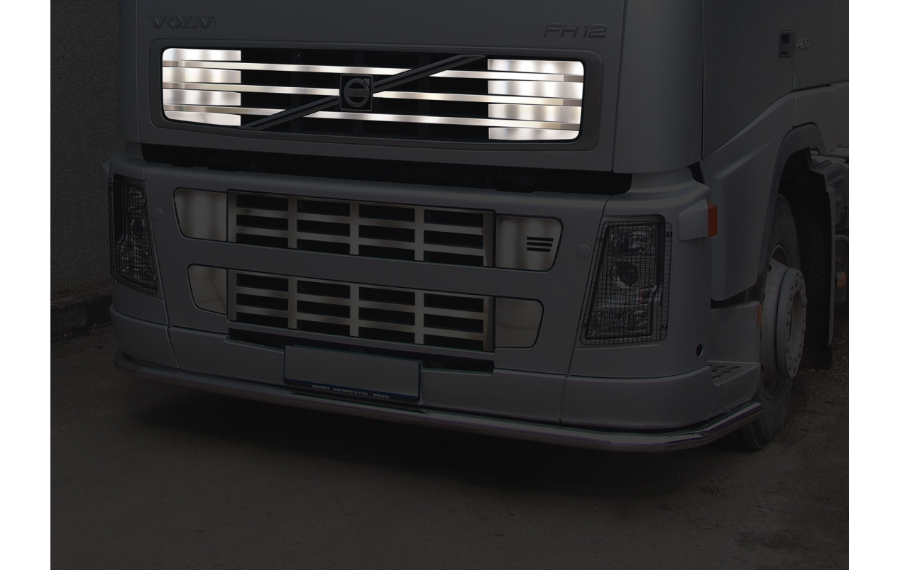 Накладки на переднюю решётку верх VOLVO FH-FM 12 из нержавейки