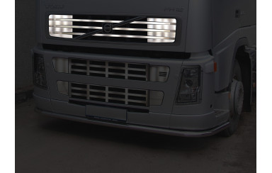 Накладки на переднюю решётку верх VOLVO FH-FM 12 из нержавейки